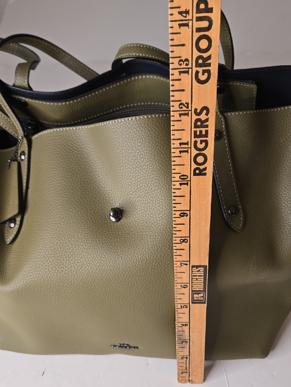 Coach Market Tote - Fatigue Stone - Green - Army - F58849 - Picture 13 of 15